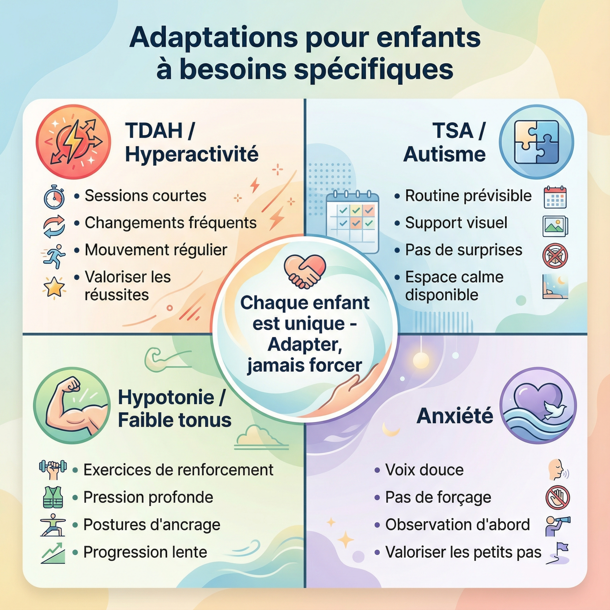 Adaptations aux besoins