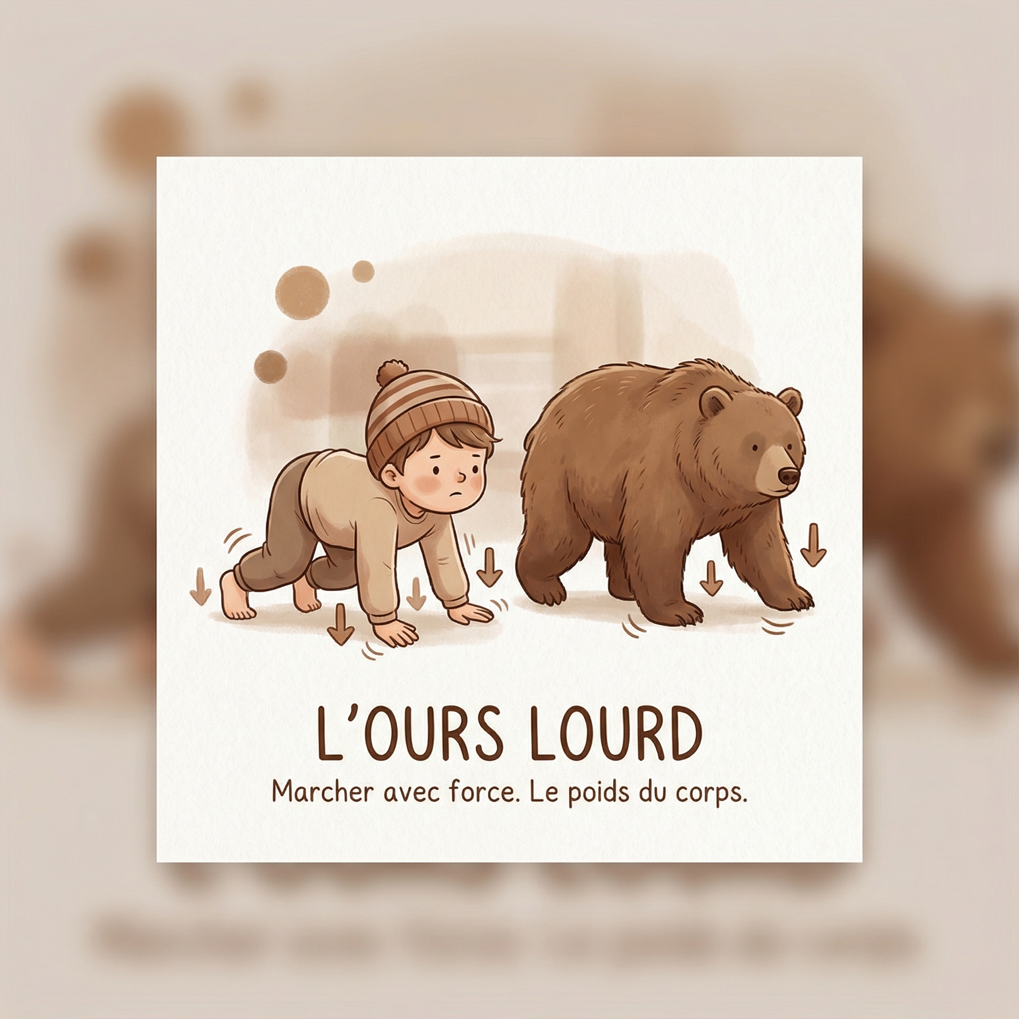 L'Ours Lourd - Posture