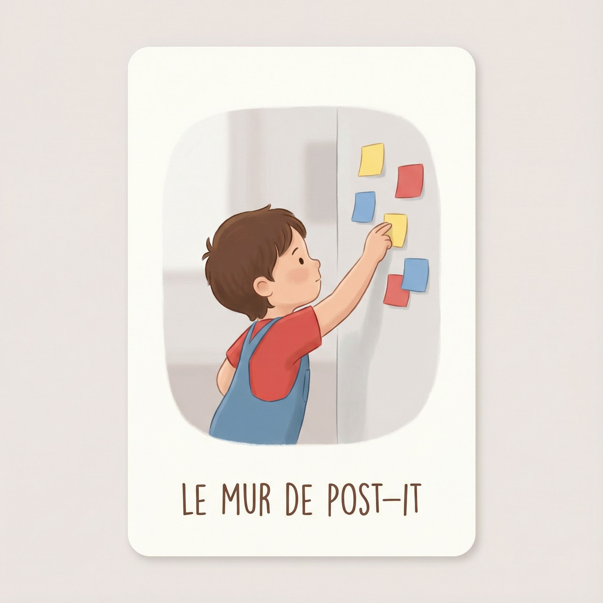 Le Mur de Post-it - Posture