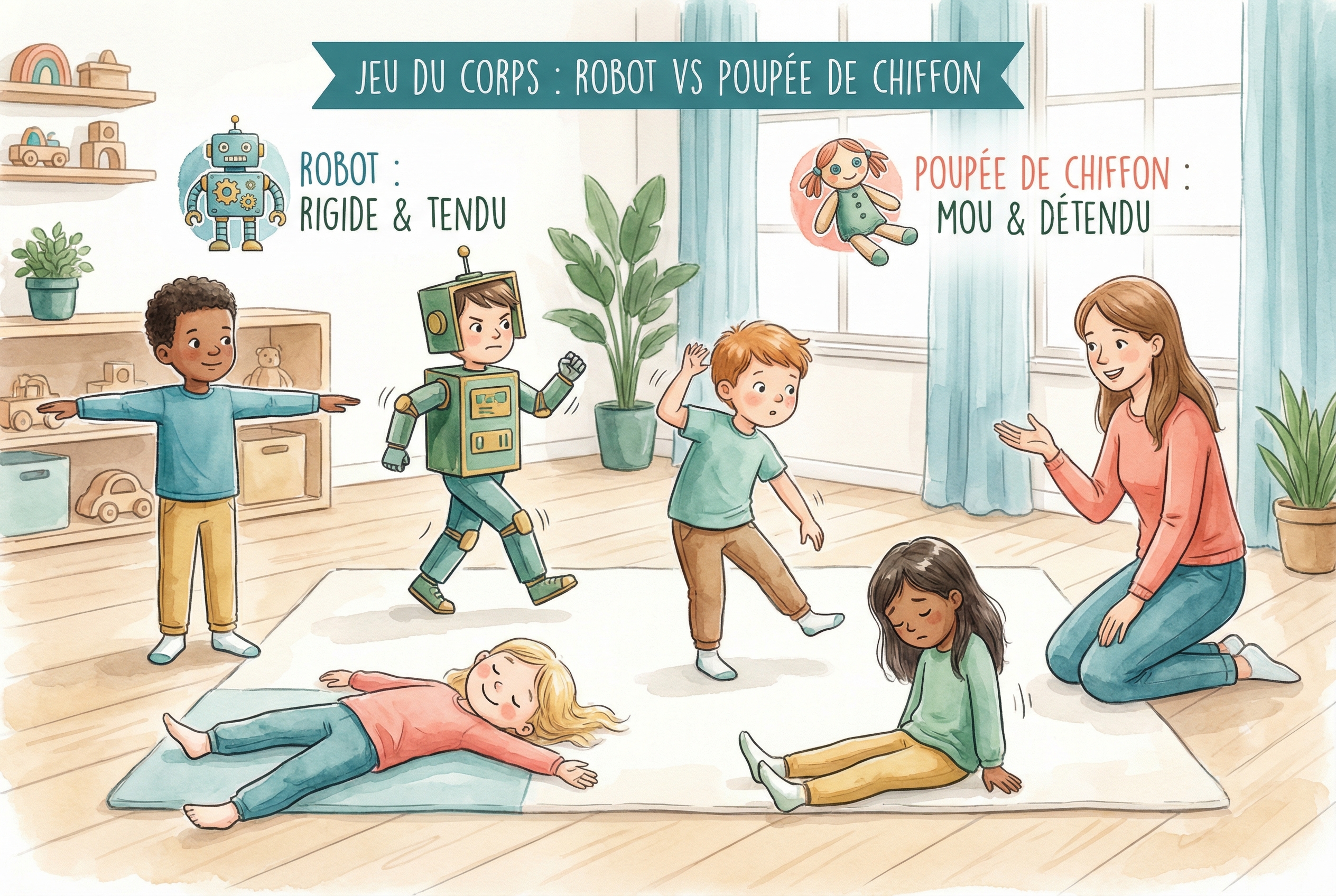 Robot / Poupée de Chiffon